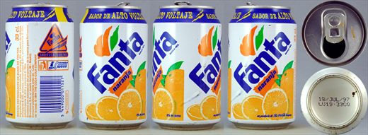 Fanta Naranja Sabor de Alto Voltaje 33cl 1997-07-18
