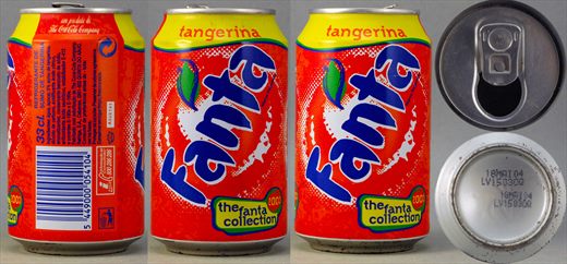 Fanta tangerina the Fanta collection 2003 33cl 2004-05-18