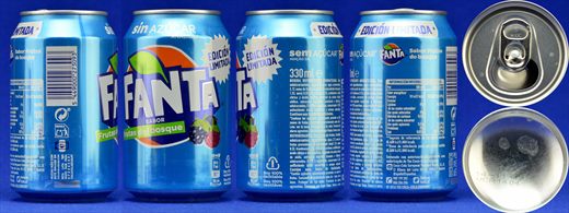 Fanta Frutas del Bosque sem acucar Edicion Limitada 330ml 2019