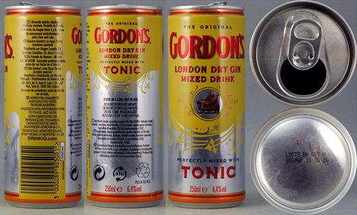 Gordons London Dry Gin 250ml 2011-03