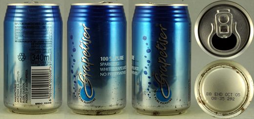 Grapetiser 340ml 2005-08