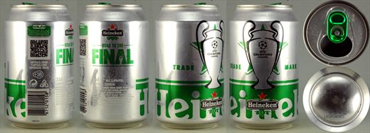 Heineken cerveja UEFA Champion League 33cl 2014-05-09
