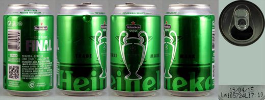 Heineken Champions League 33cl 2015