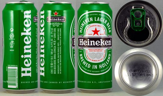 Heineken 50cl 2002-03