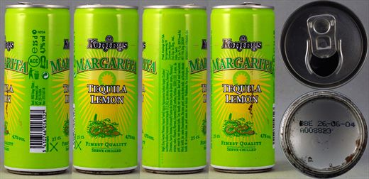 Konings margarita tequila lemon 20cl 2004-06-26