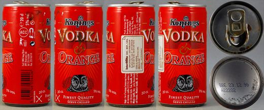 Konings vodka orange 20cl 1999-12-23
