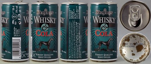 Konings whisky cola 20cl 2003-11-21