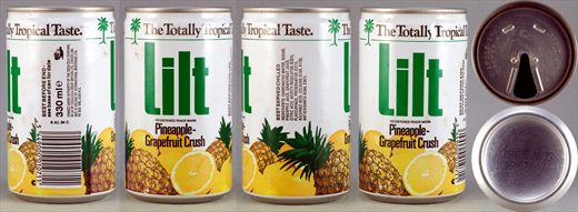 Lilt pineapple-grapefruit crush 330ml 1988