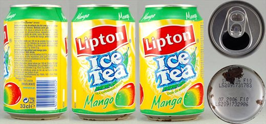 Lipton ice tea manga 33cl 2006-07
