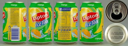 Lipton ice tea manga 330ml 2014-10