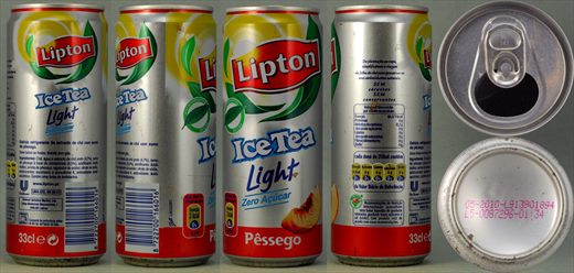 Lipton Ice Tea light pessego 33cl 2010