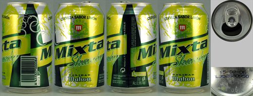 Mahou Shandy Mixta Limon 33cl 2006