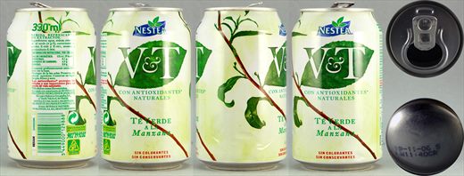 Nestea iced tea VT te verde a la manzana 330ml 2006-11