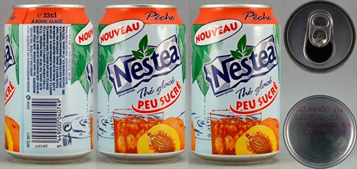 Nestea the glace peu sucre peche 33cl 2000-01