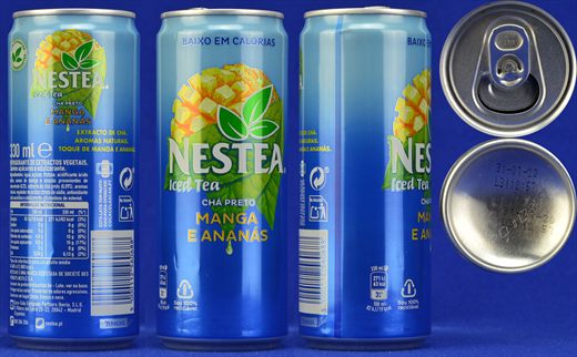 Nestea Iced tea cha preto manga e ananas 330ml 2020-07-31