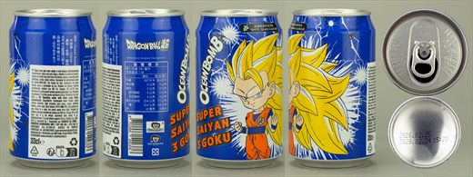 Ocean Bomb Agua con gas uva branca Dragon Ball Super Saiyan 3 Goku 330 ml 2025-02-25