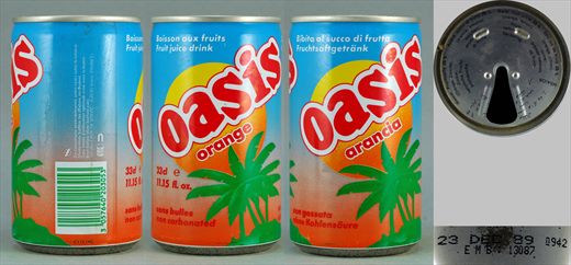Oasis Orange 33cl 1989