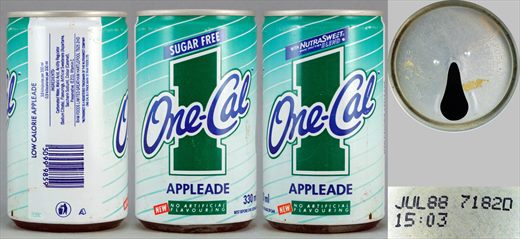 One-Cal Appleade 330ml 1988
