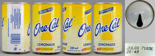 One-Cal Lemonade 330ml 1988