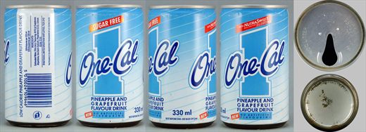 One-Cal Pineapple and Grapefruit 330ml