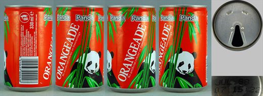 Panda Orangeade 330ml 1988