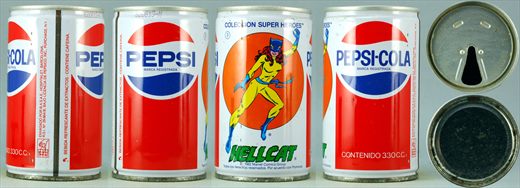 Pepsi Coleccion Super Heroes Hellcat 330cc