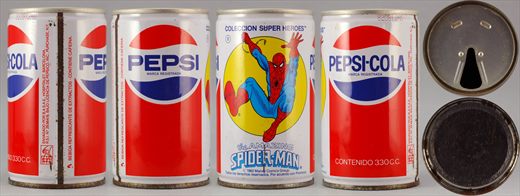 Pepsi coleccion super heroes The Amazing Spider-man 330cc