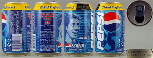 Pepsi Ganha PlayStation 2 33cl 2002-03
