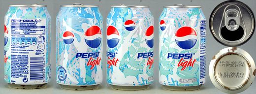 Pepsi light 330ml 2008-01-16