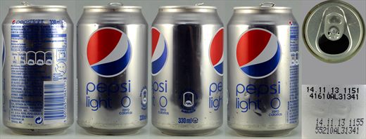 Pepsi light 330ml 2013