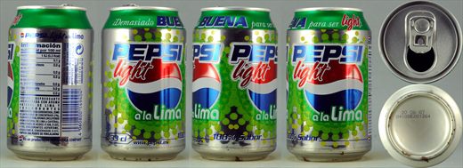 Pepsi Light Lima 33cl 2007-06-20