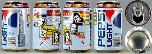 Pepsi Light Spice Gilrs Collection 33cl 1998-05-07