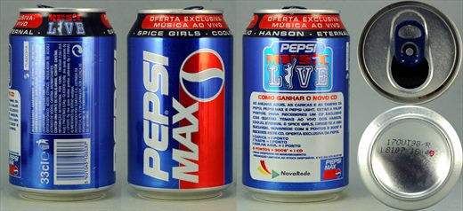Pepsi Max Music Live 33cl 1998-08-17