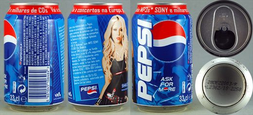 Pepsi Shakira 33cl 2003-12-28