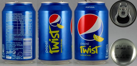 Pepsi Twist 330ml 2015-12