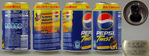 Pepsi Twist Limones Mariachi 330ml 2009-03