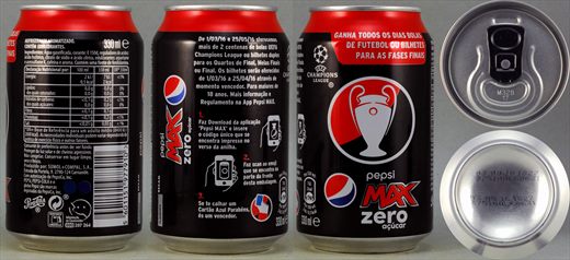 Pepsi Max Zero 330ml 2016