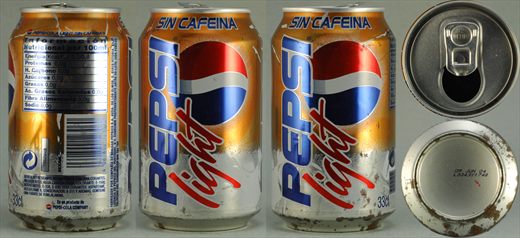 Pepsi light sin cafeina 33cl 2004-06-09