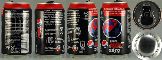 Pepsi Max Zero UEFA Champion League 330ml 2016-09-03