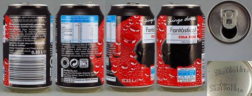 Pingo Doce Cola Zero 0,33L 2011