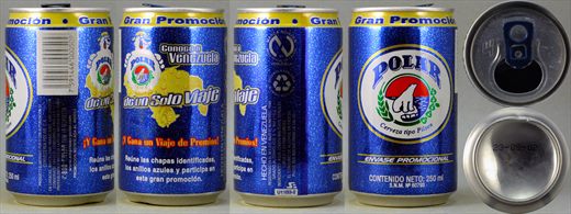 Polar cerveza tipo pilse encase promocional 250ml 200-08-23