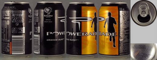 Powerade Orange Burst 33cl 2005
