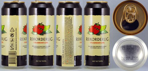 Rekorderlig strawberry-lime 500ml 2016