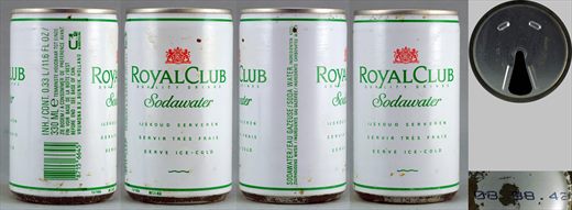 Royal Club Sodawater 330ml - 1988