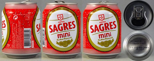 Sagres cerveja mini 25cl 2010-05