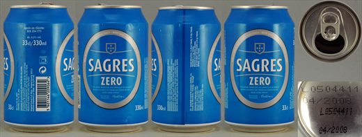 Sagres Zero 33cl 2008