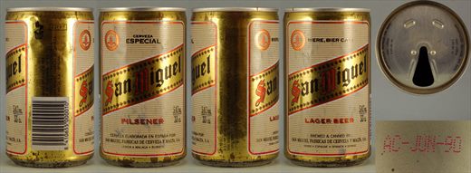 San Miguel Pilsener 33cl 1990