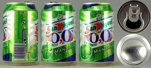 San Miguel Sin Alcohol manzana 33cl 2008-11-22