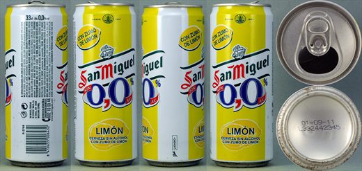 San Miguel limon 330ml 2011