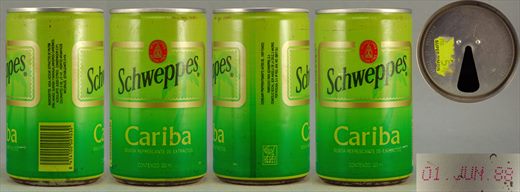 Schweppes Cariba 320ml 1988